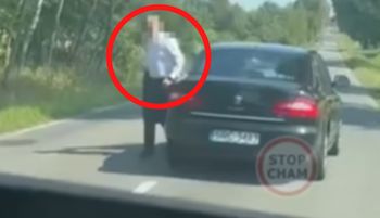 "Szeryf" w białej koszuli. Ruszył ze Skody. I się zaczęło