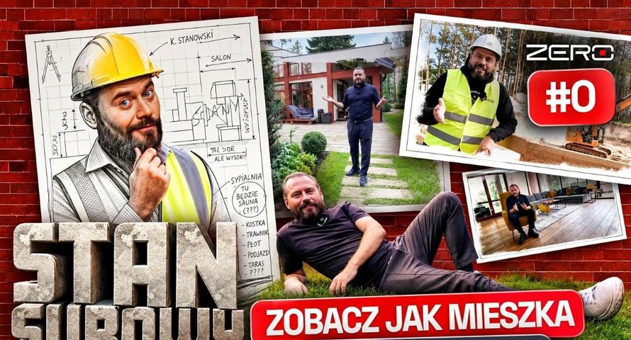 Stanowski będzie budował dom w Kanale Zero. "Stan surowy" z licznym gronem partnerów