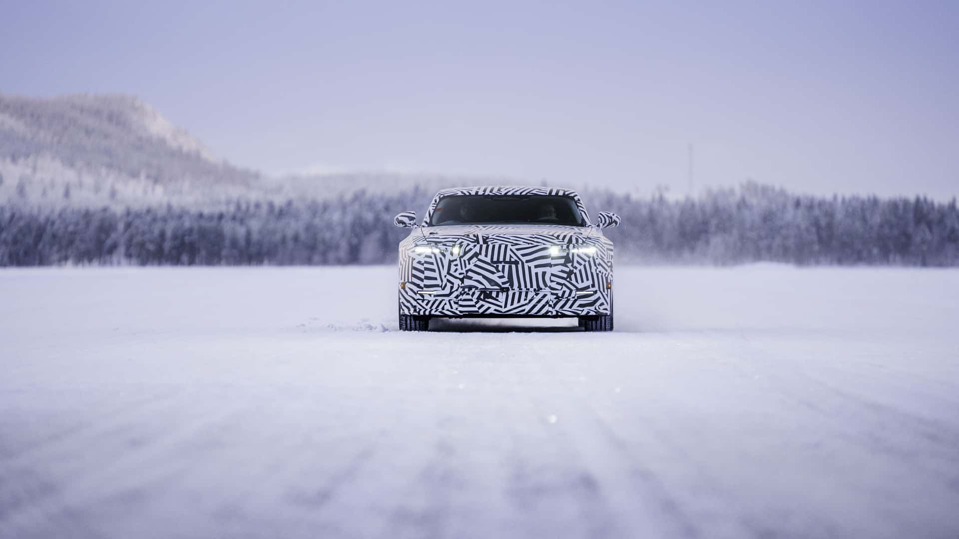 Nowy Jaguar podczas zimowych testów