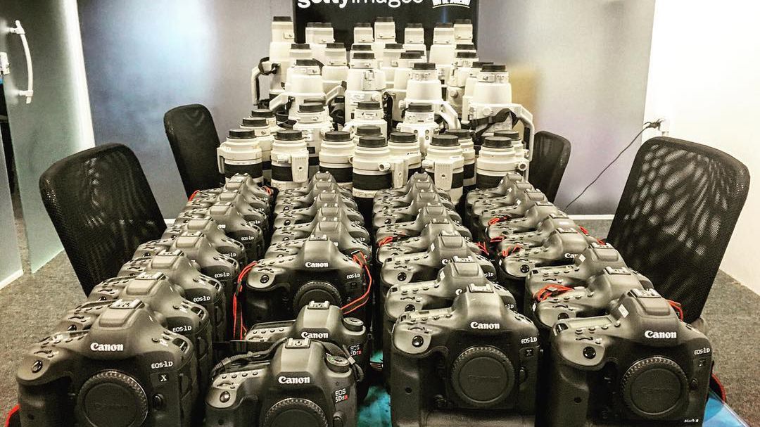 W torbie olimpijskiego fotografa Getty Images będzie sprzęt warty ponad 100 000 złotych 1