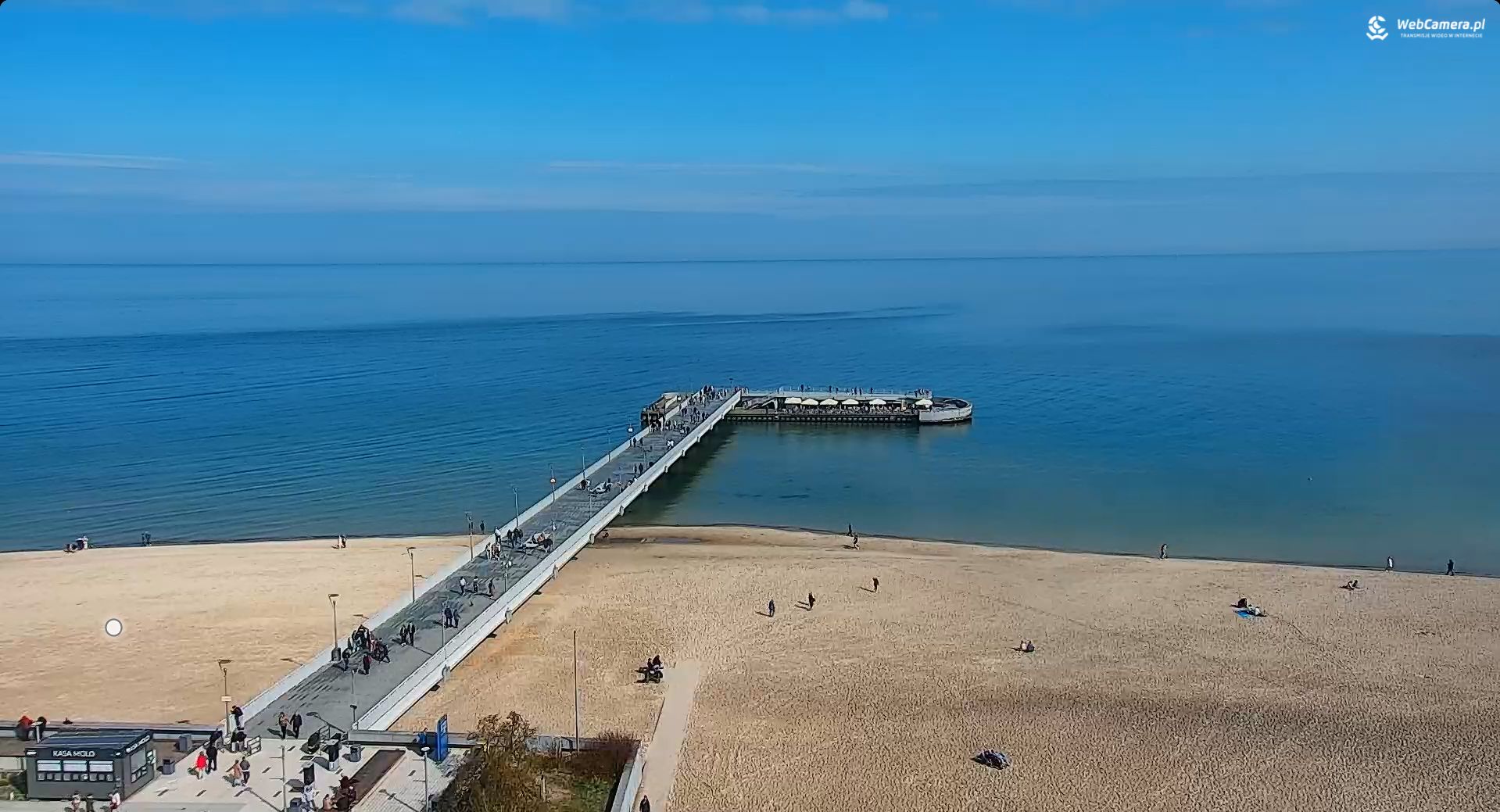 20 kwietnia, 10:25 - widok w Kołobrzegu.