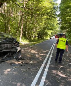 Tragiczny wypadek pod Gnieznem. Nie żyje jedna osoba. W akcji LPR. Są ranni