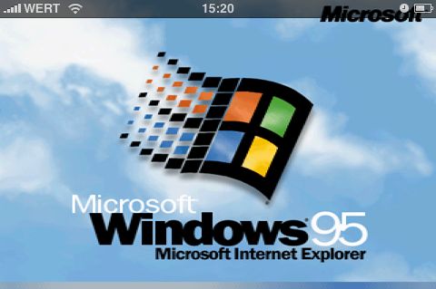 Windows 95 na iPhonie