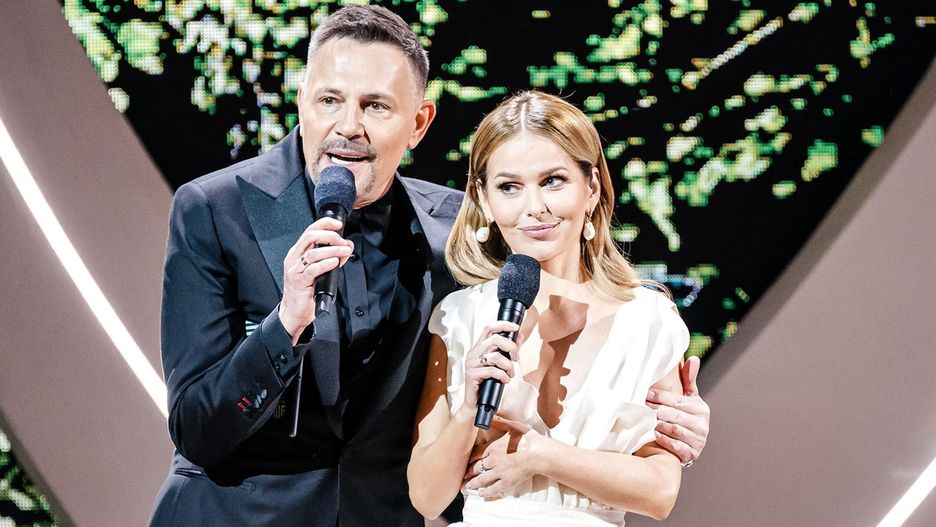 Krzysztof Ibisz i Paulina Sykut-Jeżyna 