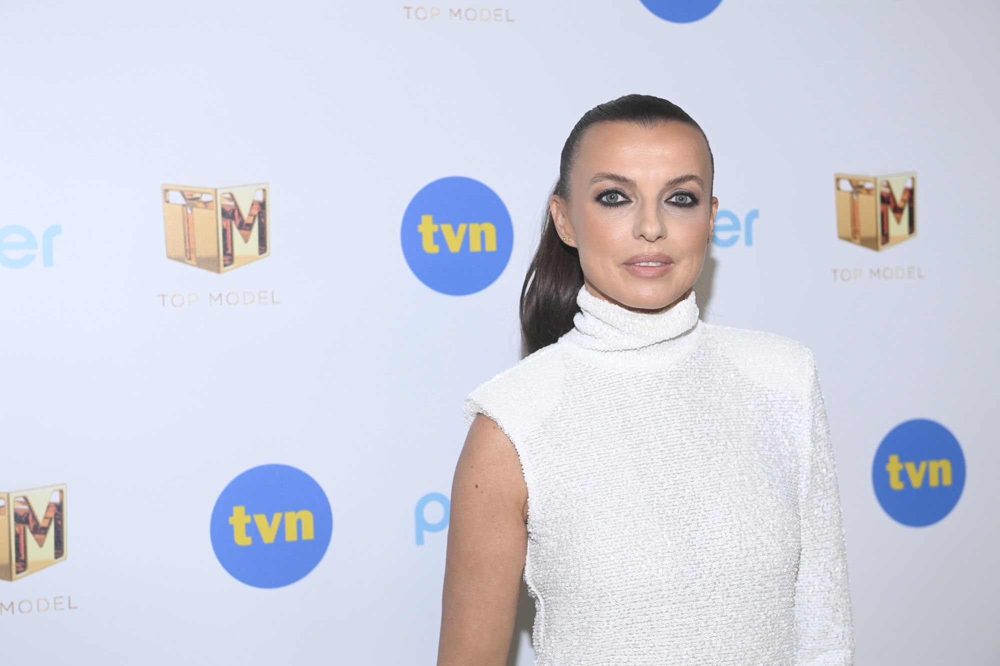 Katarzyna Sokołowska podczas finału "Top model"