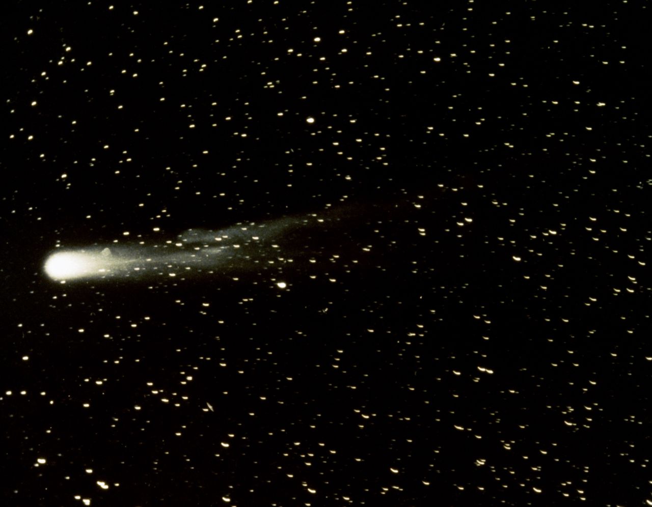 Halley's comet/ illustrative picture