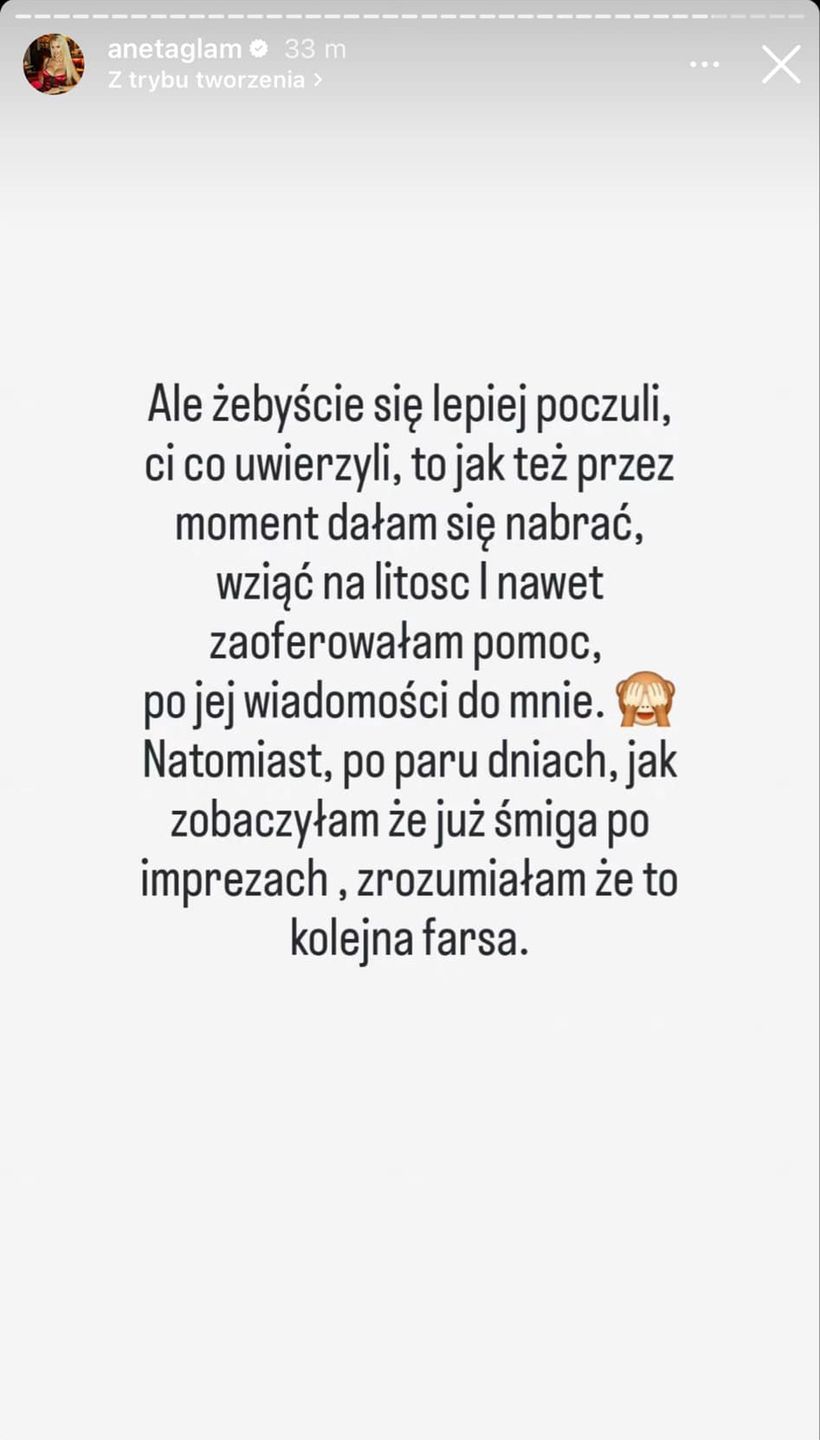 Aneta Glam UDERZA w Caroline Derpienski
