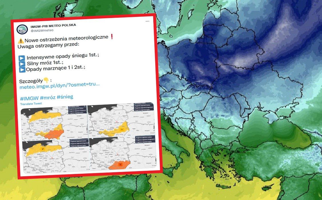 Idzie mróz. Dawno nie było tak zimno