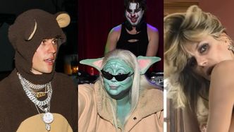 Halloween w Hollywood: "Pluszowy" Justin Bieber, Lizzo jako Baby Joda i DEMONICZNA Heidi Klum... (ZDJĘCIA)