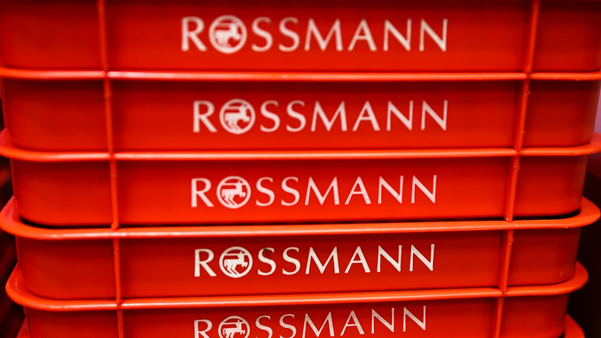 Shopping baskets in Rossmann shop in Berlin, Germany on November 8th, 2024. (Photo by Beata Zawrzel/NurPhoto via Getty Images)