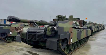 Najnowsze czołgi Abrams w Polsce. 28 pojazdów już na miejscu