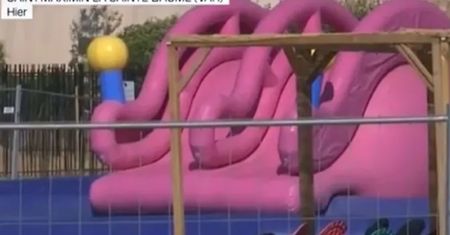 Wiatr porwał dmuchaną zjeżdżalnię. 35-latek nie żyje, dziecko w stanie krytycznym