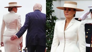 Donald Trump podał rękę królowi Karolowi, po czym dotknął pośladków Melanii. Klasa? (FOTO)