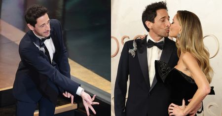 Skandal na Oscarach. Adrien Brody rzucił w ukochaną GUMĄ DO ŻUCIA!