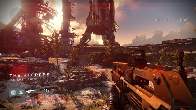 Destiny widok z postaci