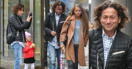 Szczęśliwi Rubikowie z córkami cieszą się z obecności paparazzi pod studiem "Dzień Dobry TVN" (ZDJĘCIA)