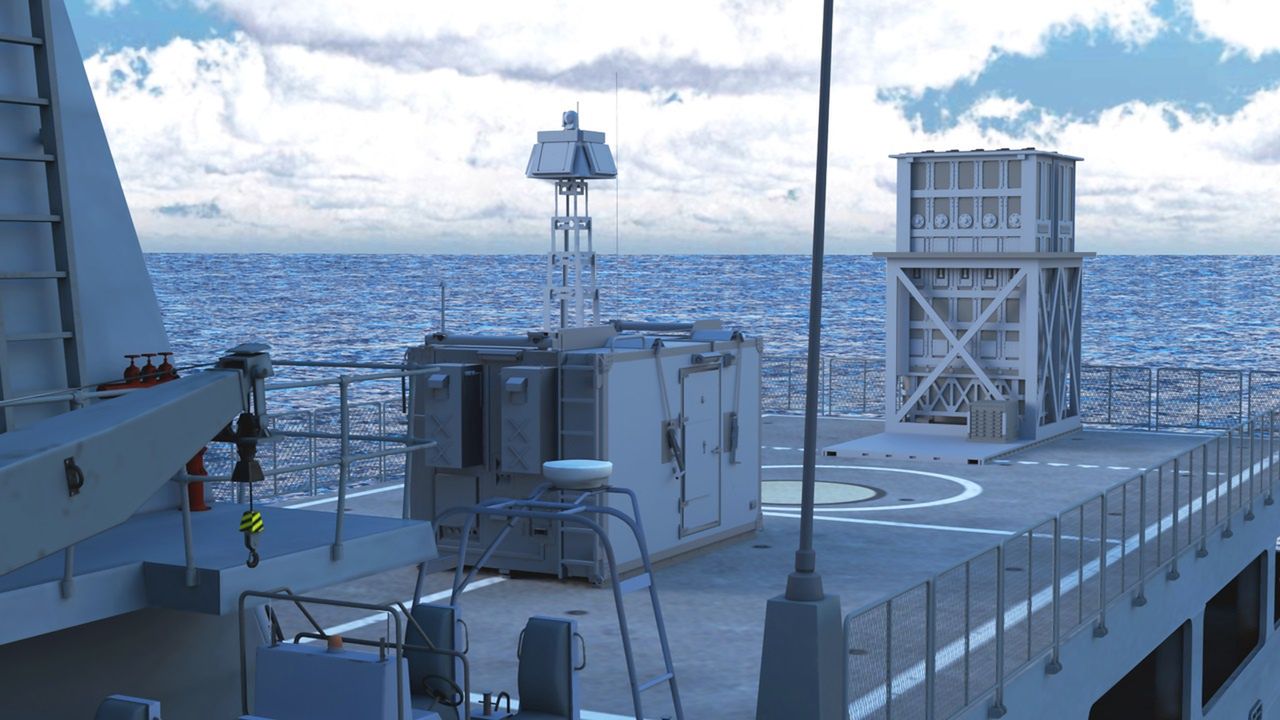 Wyrzutnia system przeciwlotniczego C-Dome