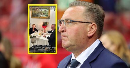 Michniewicz na kolacji z żoną. Wyjątkowa okazja