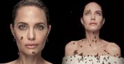 Angelina Jolie pozuje z ŻYWYMI PSZCZOŁAMI pokrywającymi jej ciało! (ZDJĘCIA)