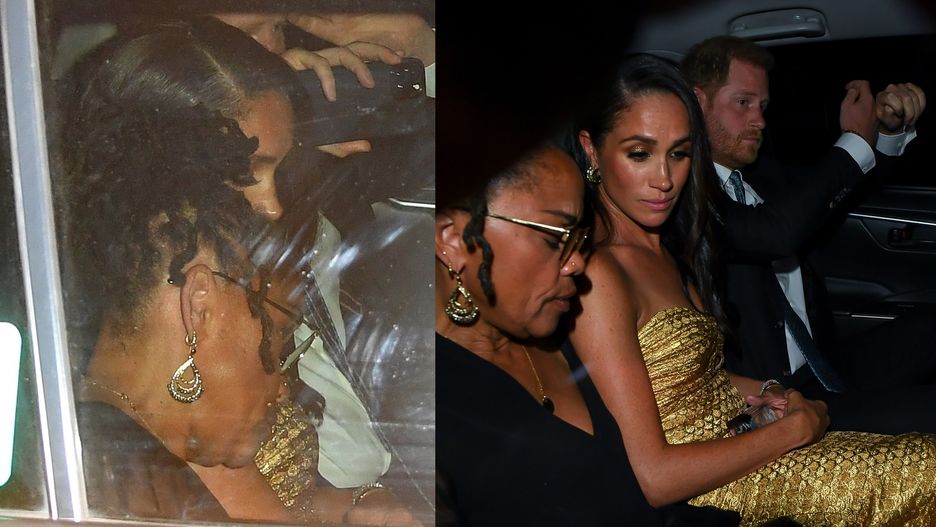  Meghan Markle grabs a cab with Prince Harry and Mom Doria in New York