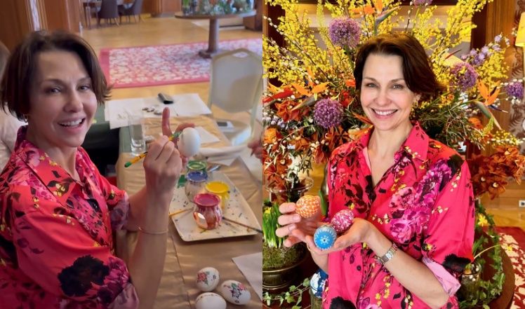 Wielkanoc 2024. Gwiazdy pozują z koszyczkami i nie tylko