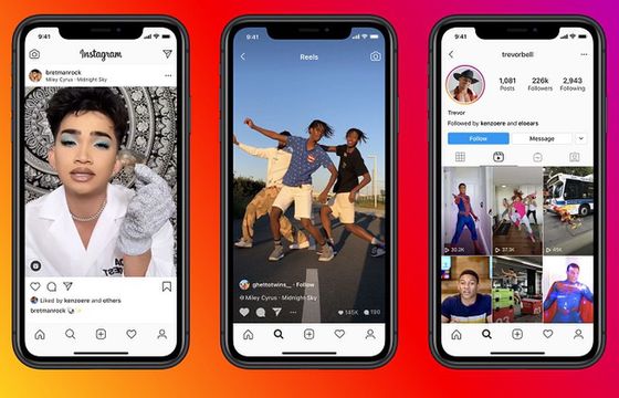 Instagram płaci mediom za materiały w Reels