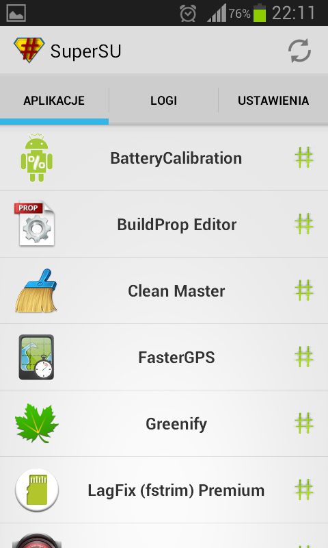 ROOT w telefonach SAMSUNG 3
