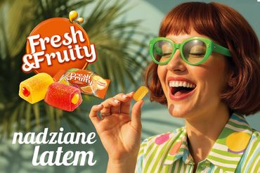 Wawel reklamuje Fresh&Fruity