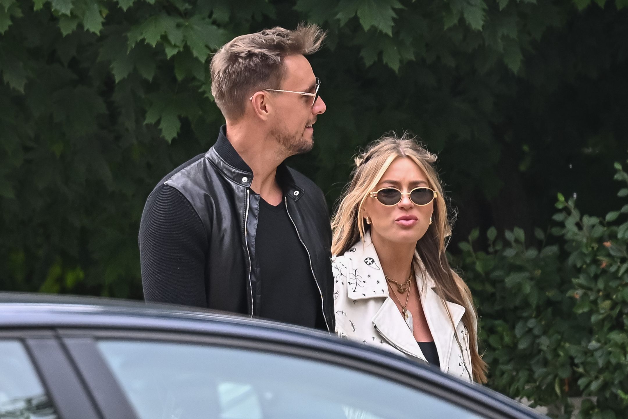 Marcelina Zawadzka z partnerem 