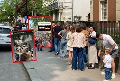 Zdjęcia krążą po sieci. Kolejka do głosowania zablokowała ulicę.