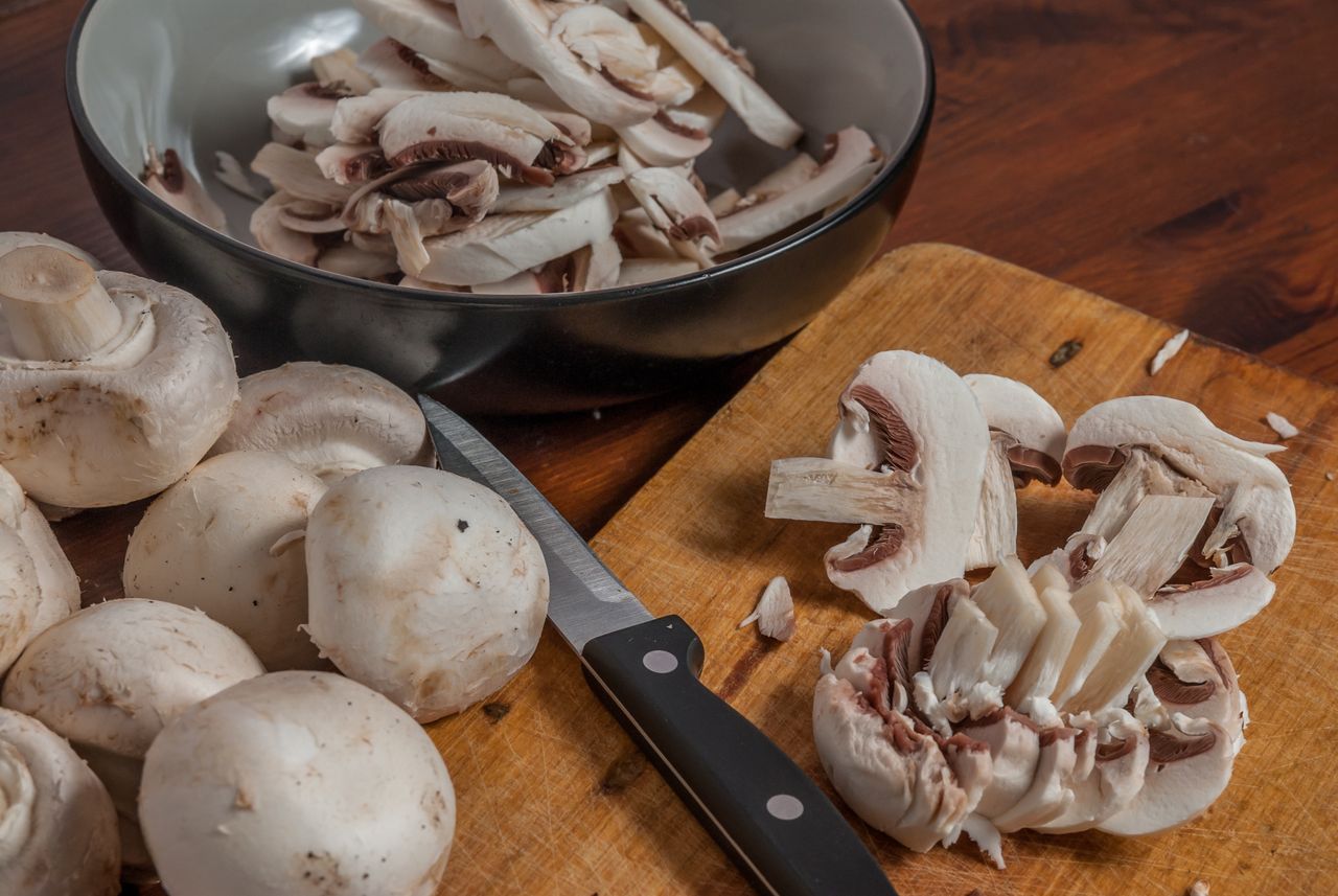 Light and fresh: Try this classic French mushroom salad