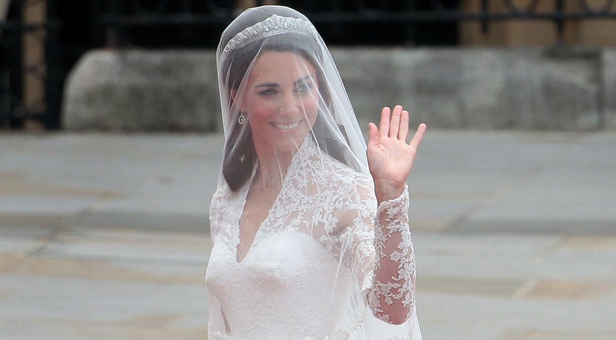 Kate Middleton w dniu ślubu z Księciem Wiliamem 
