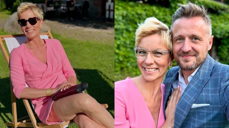 Anita Werner ponownie wybrała krótką sukienkę