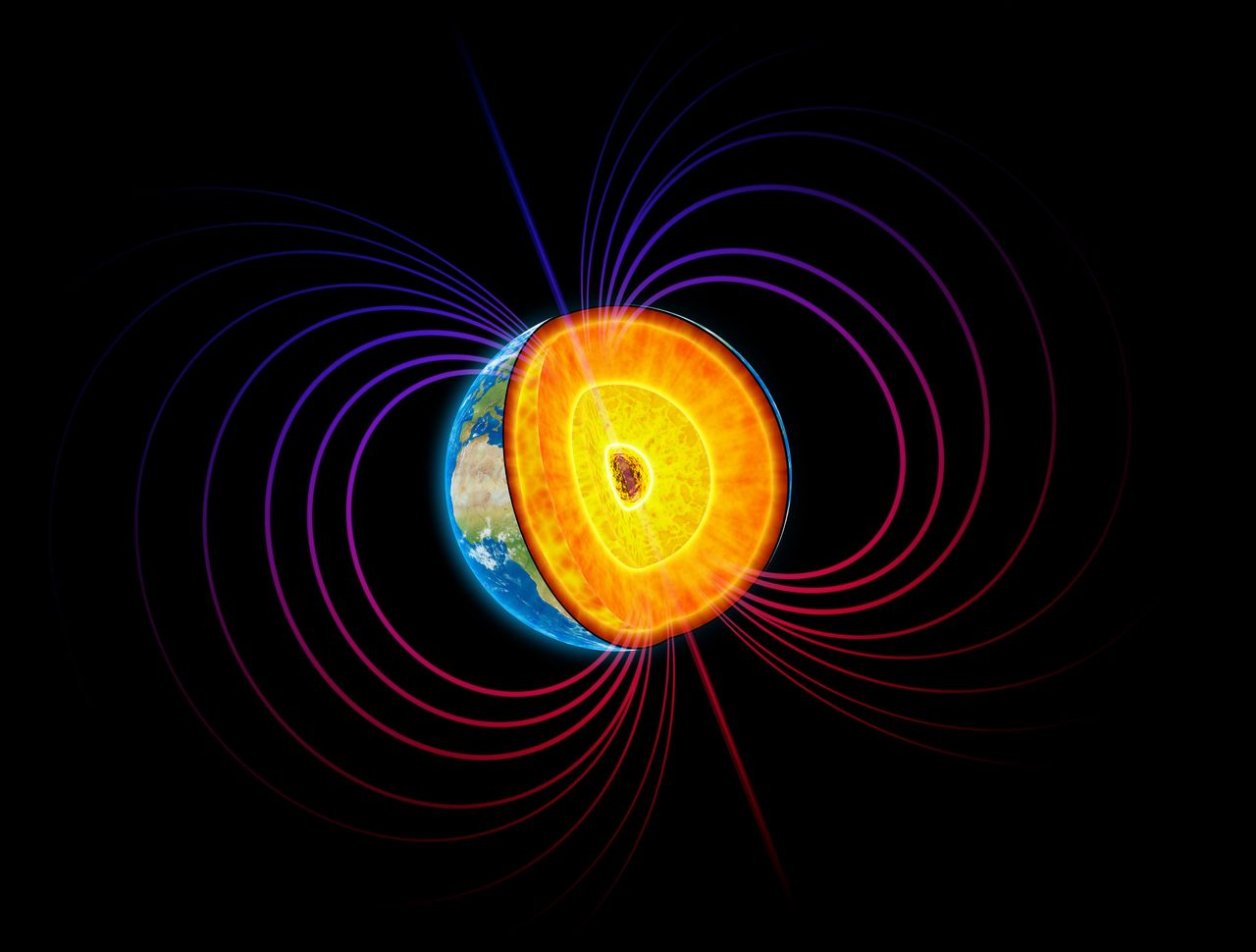 Scientists are studying the Earth's magnetic field - illustrative photo