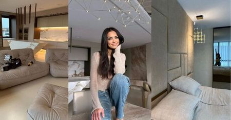Klaudia El Dursi ma 150-metrowy apartament. Złoto, marmury i designerskie oświetlenie. Mieszkanie jak z katalogu? (ZDJĘCIA)