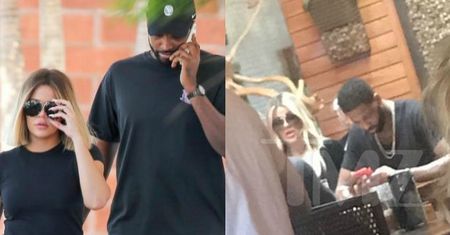 Khloe Kardashian wybacza zdradę Tristanowi na lunchu w Cleveland (FOTO)