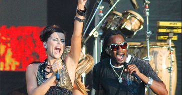 Ochrona Nelly Furtado wybiła zęba raperowi!