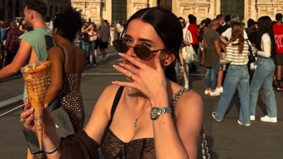 Roksana Węgiel w Mediolanie.