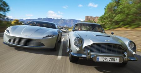 Forza Horizon 4 z samochodami z filmów o Jamesie Bondzie
