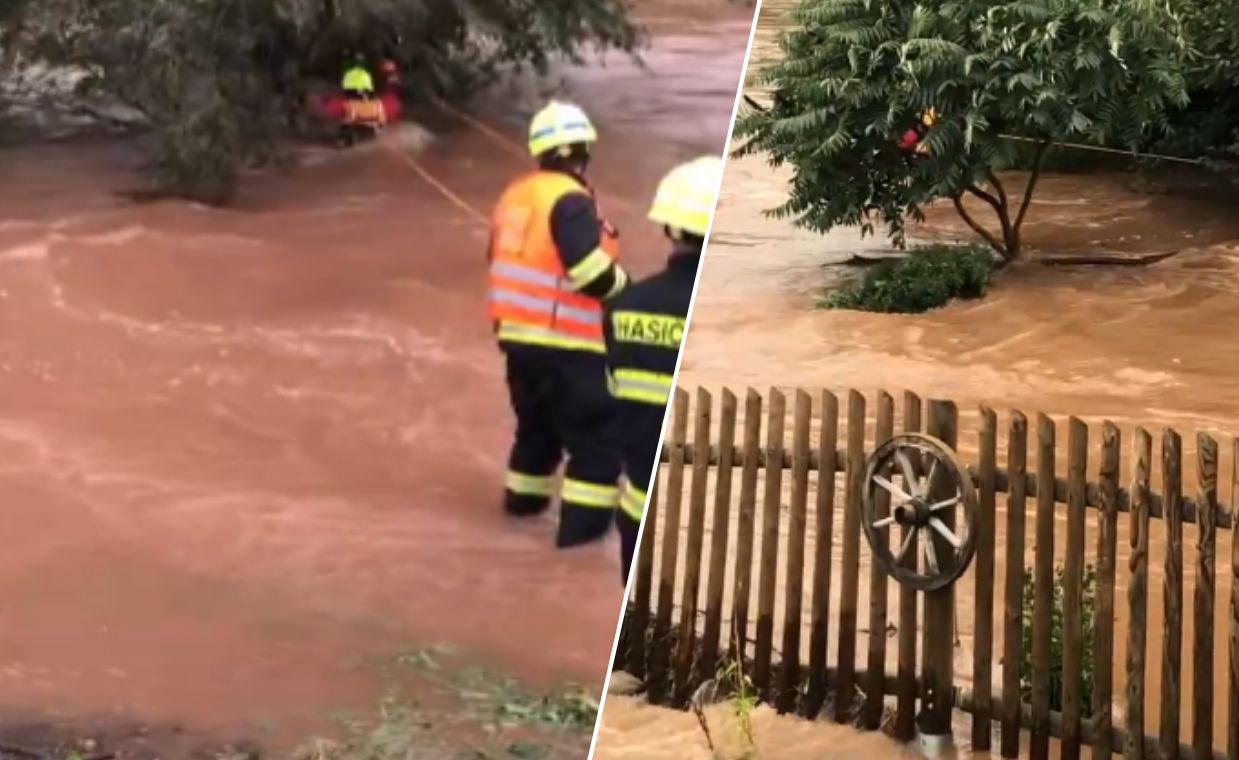 Rettungsaktion in Tschechien