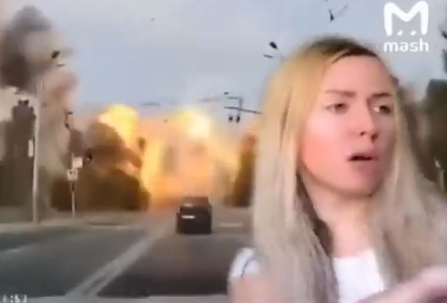 Reakcja Rosjanki na ataki rakietowe. To ona zaczepiała Ukrainki