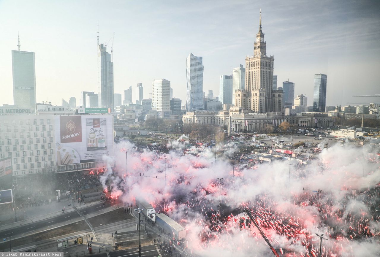 Marsz Niepodległości kosztował Warszawę ponad 400 tys. zł. Powód? Przygotowanie trasy przed pochodem 