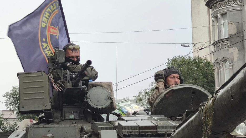 Wojska grupy Wagnera podczas próby buntu w Rostowie