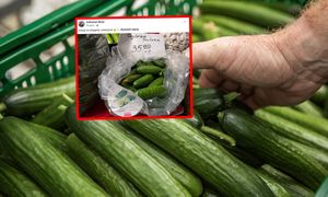 "Uwierzycie?". Taki widok na straganie. Aż zrobiła zdjęcie