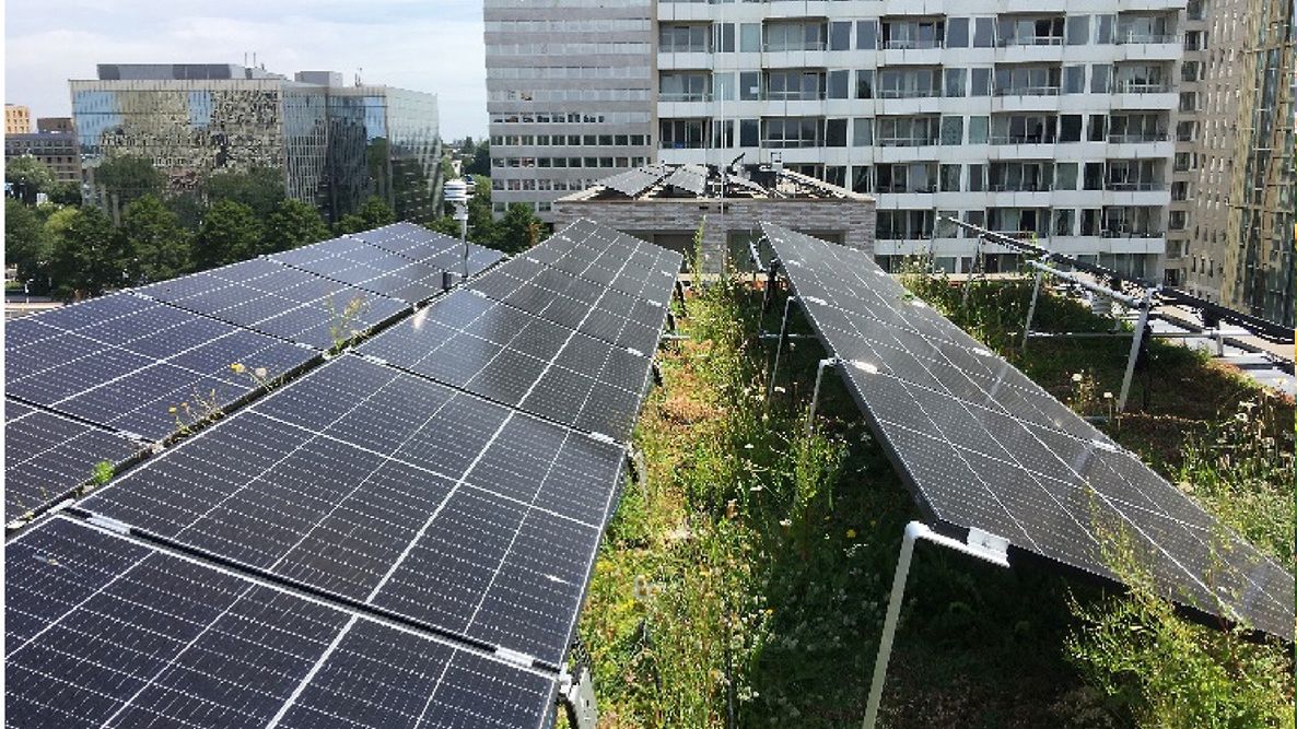 Niebiesko-zielone dachy a fotowoltaika