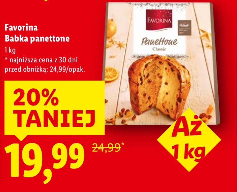 Panettone już dostępne w promocji w Lidlu