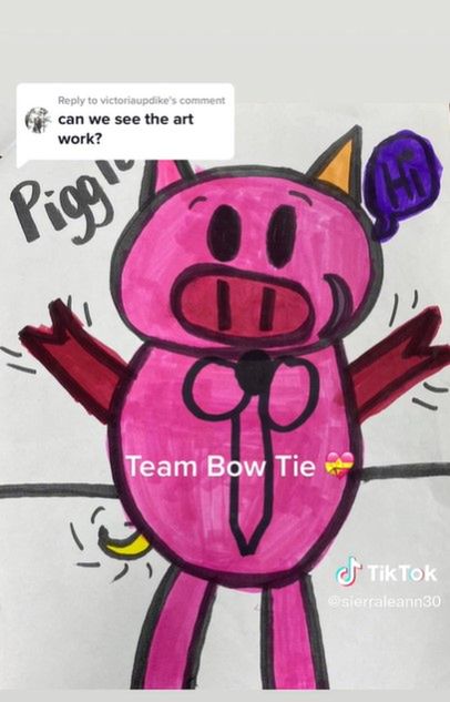 Dziewczynka wykonała rysunek, który nauczyciele uznali za niestosowny. 