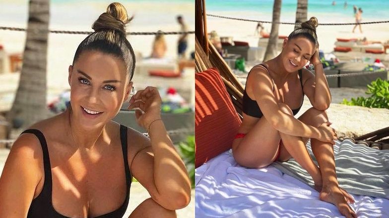 Małgorzata Rozenek wygrzewa się na plaży w Tulum
