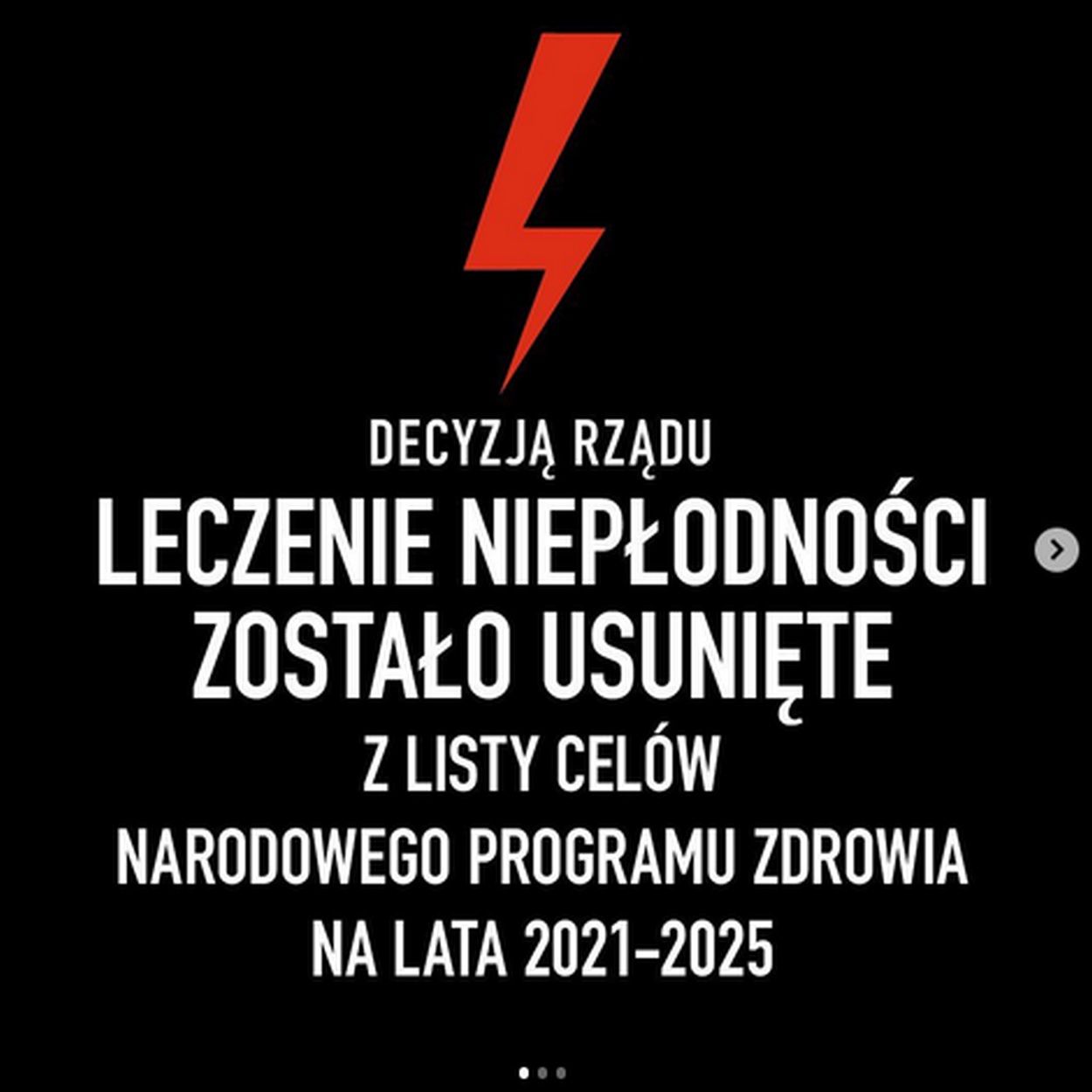 Leczenie niepłodności usunięte z listy celów NPZ
