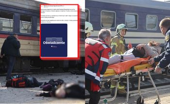 Dron uderzył w cywilów w Dnieprze. Polski MSZ potępia Rosję